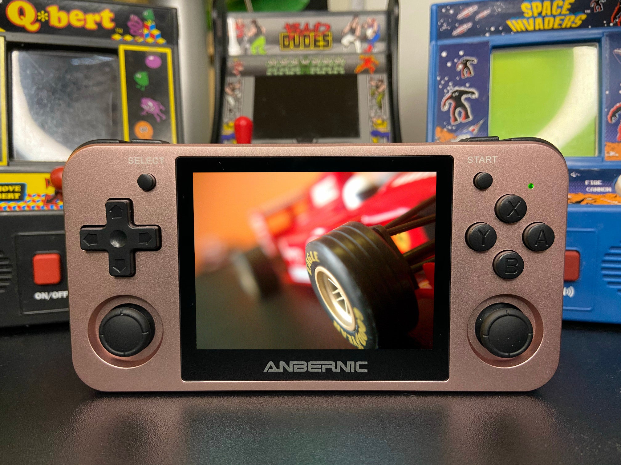 ANBERNIC RG350M ローズゴールド ANBERNIC RG350M – Arcade Forever